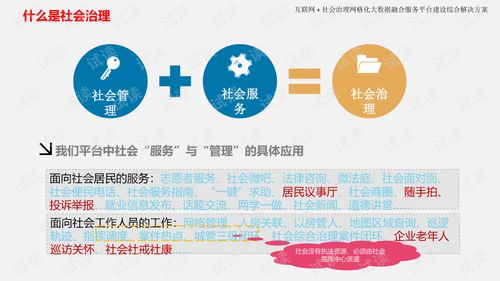互聯網社會治理網格化大數據融合服務平臺建設綜合解決方案